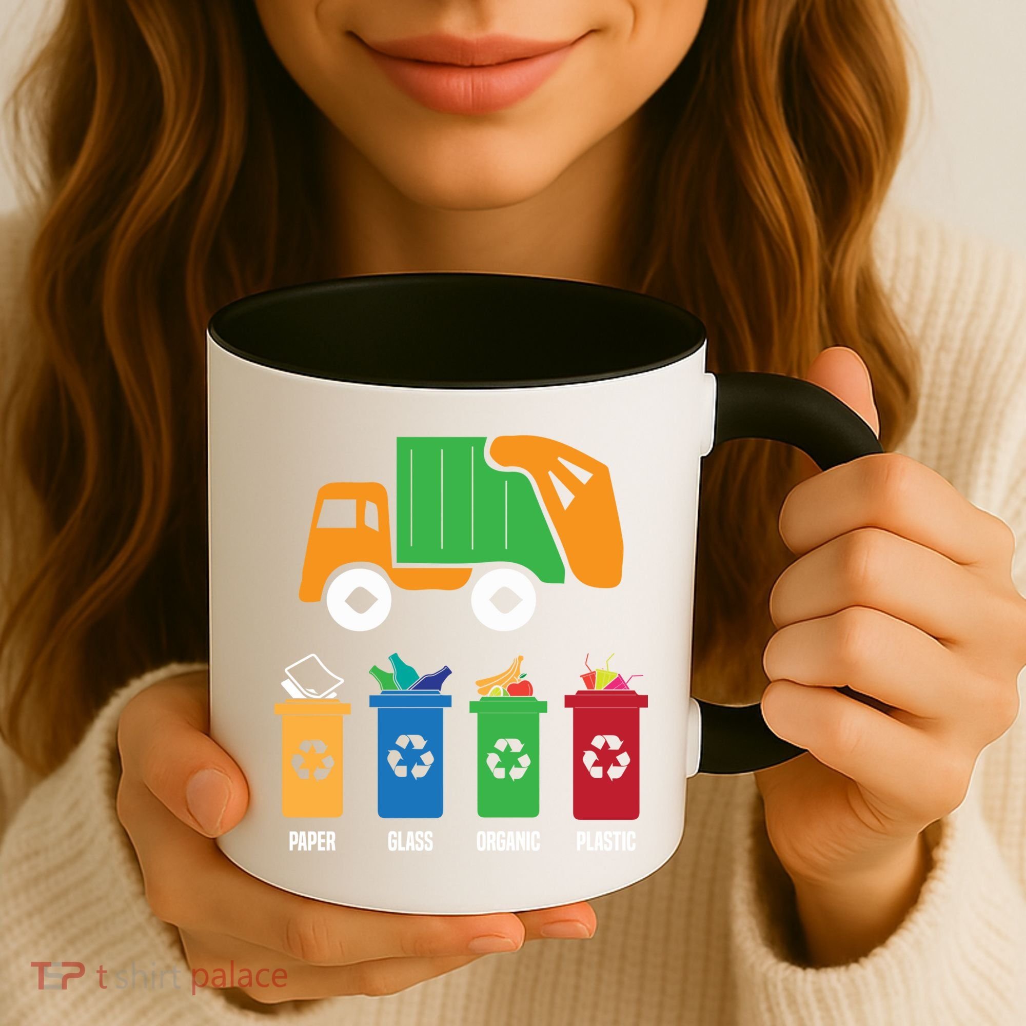 Garbage Day Recycling Truck Coffee Mug