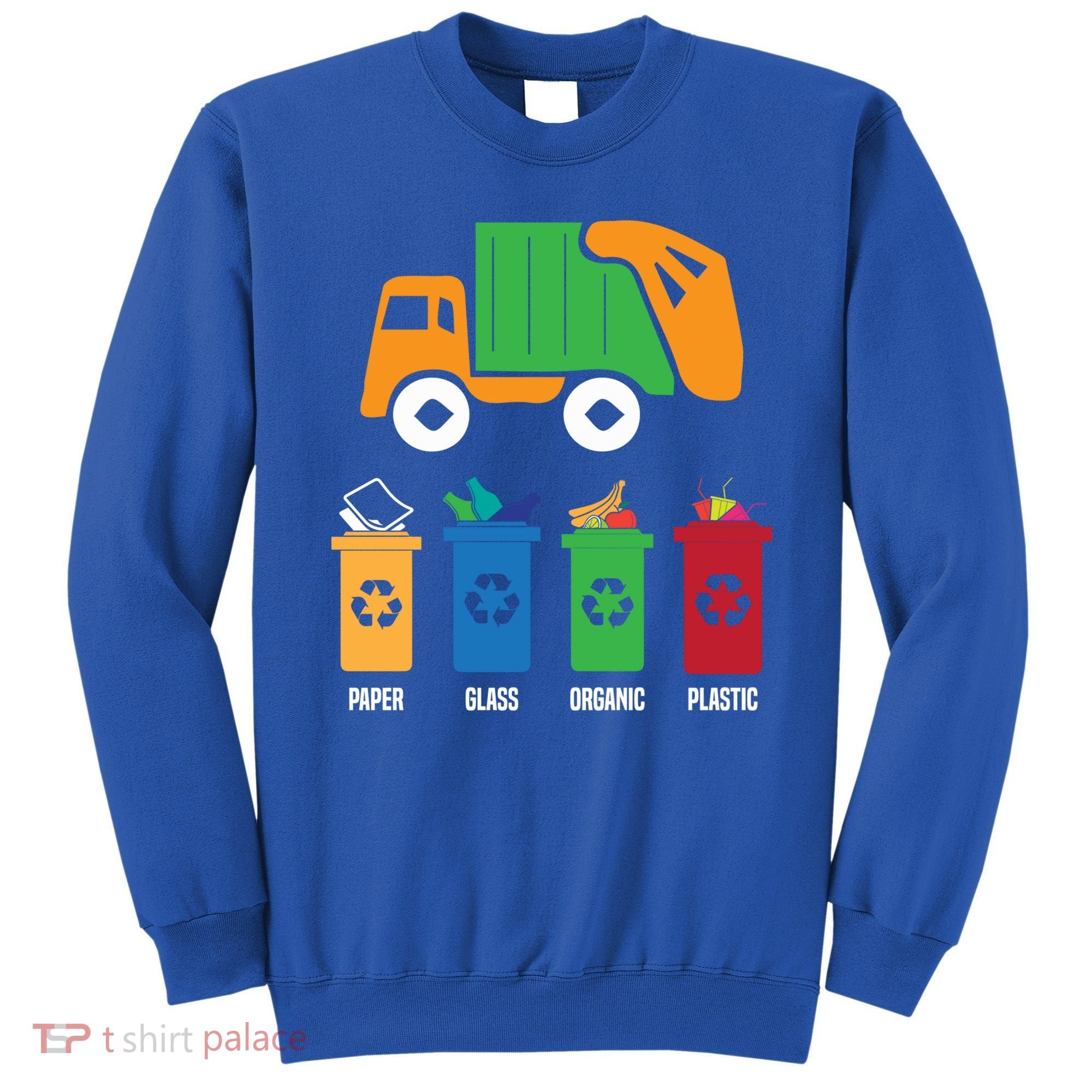 Garbage Day Recycling Truck Sweatshirt