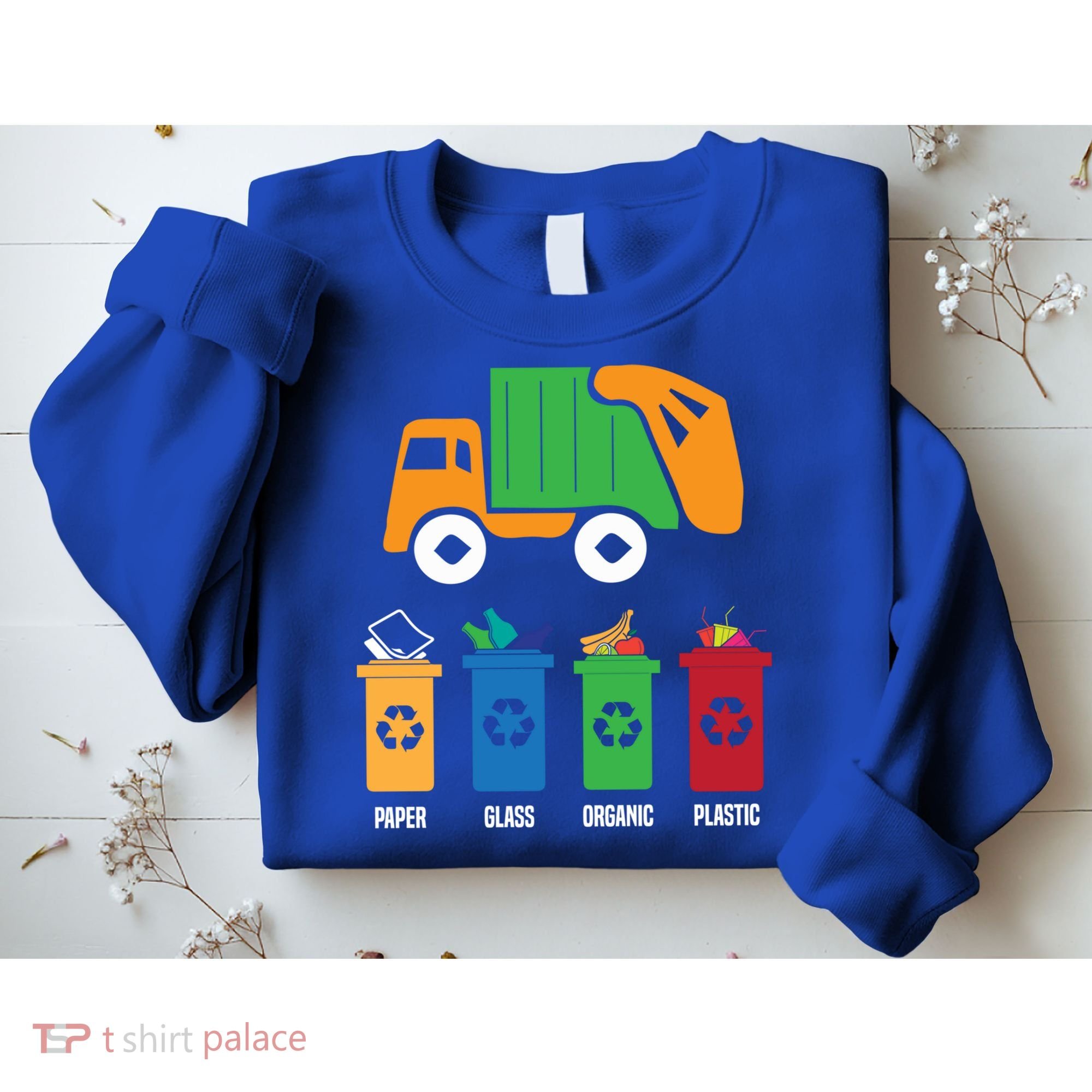 Garbage Day Recycling Truck Sweatshirt