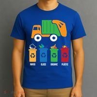 Garbage Day Recycling Truck T-Shirt thumb 3