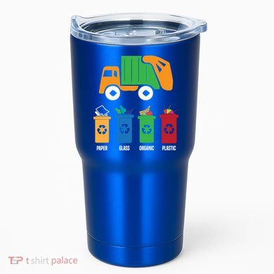 Garbage Day Recycling Truck Tumbler
