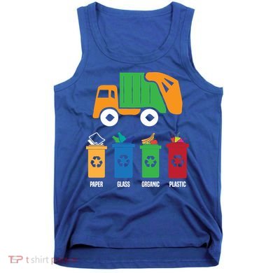 Garbage Day Recycling Truck Tank Top