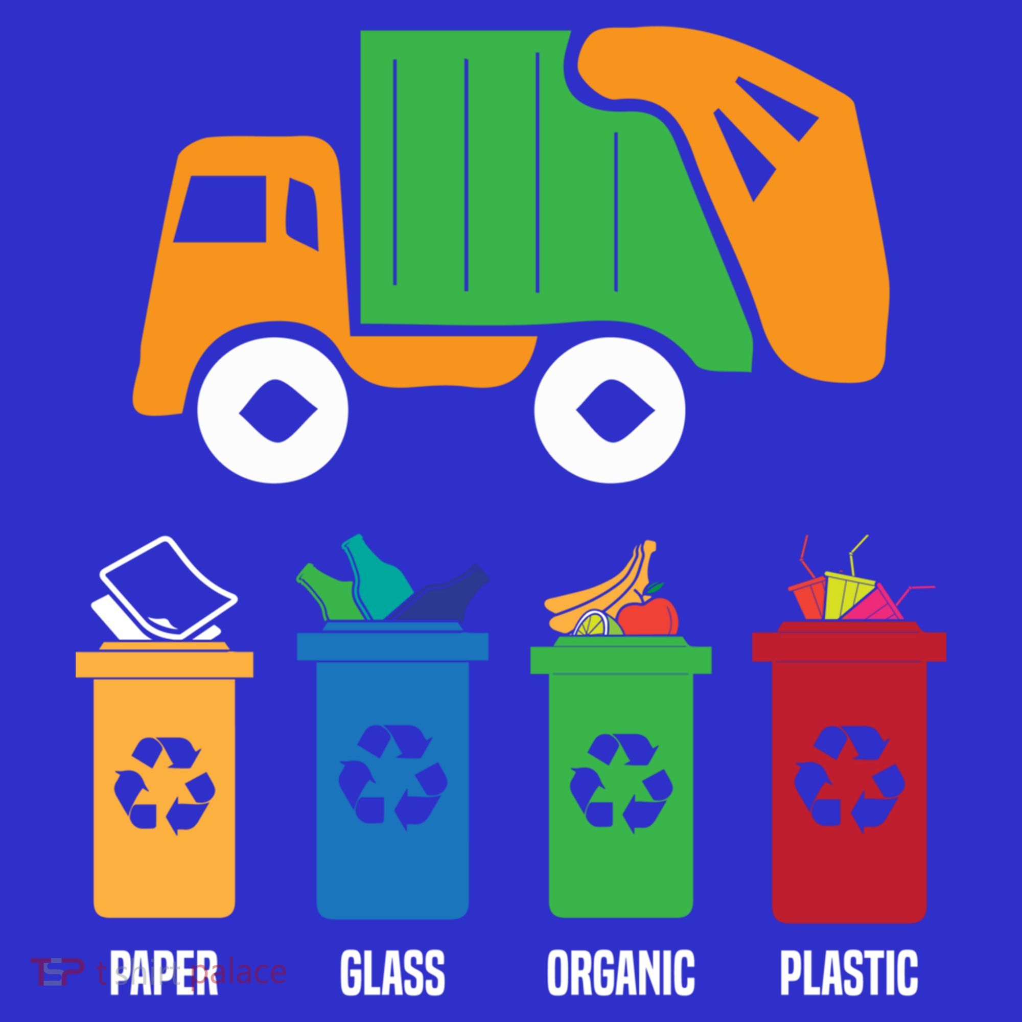 Garbage Day Recycling Truck Visor