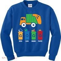 Garbage Day Recycling Truck Kids Sweatshirt thumb 0
