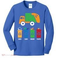 Garbage Day Recycling Truck Kids Long Sleeve Shirt thumb 0