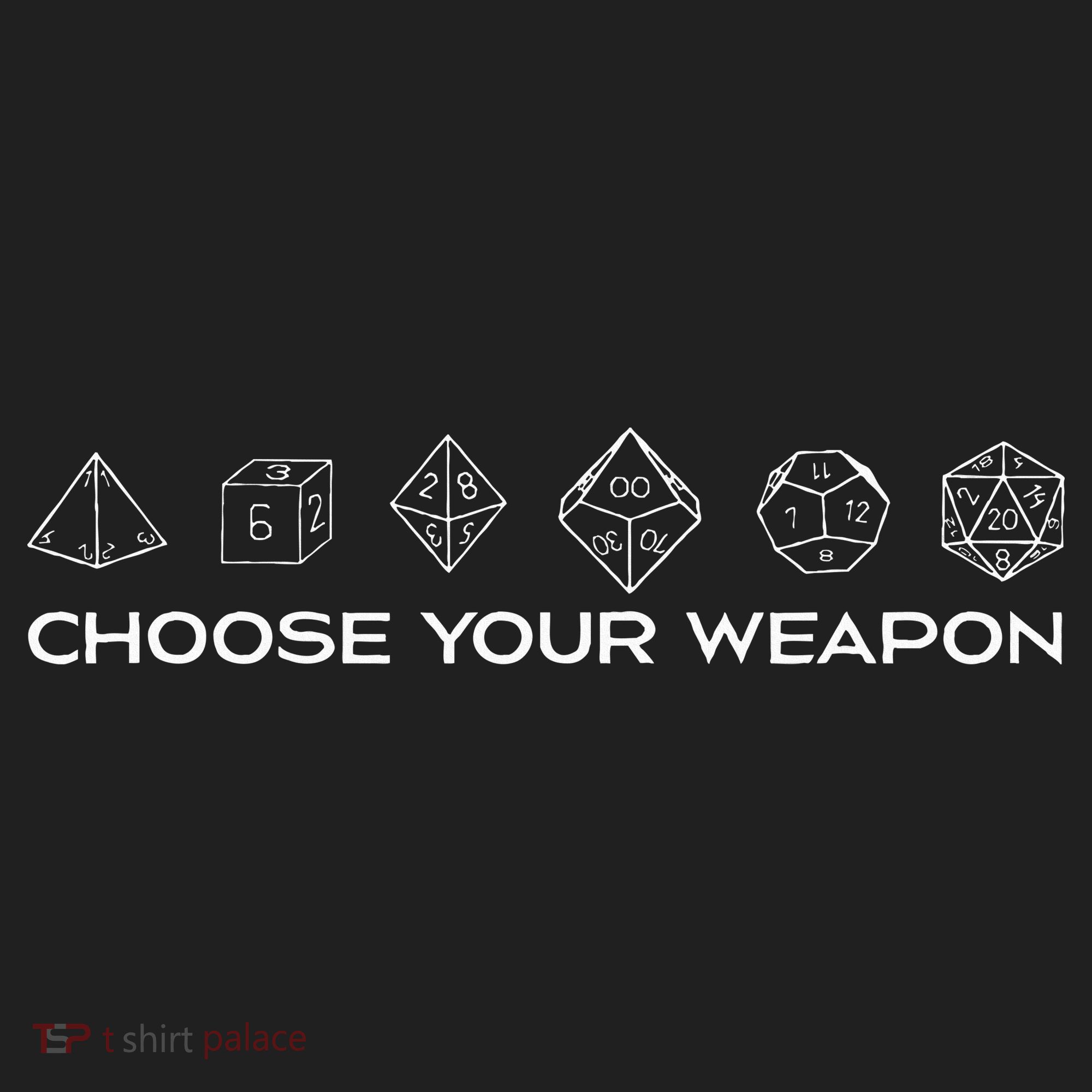 Gamers Dice Rpg Tabletop Gaming Choose Your Weapon Beanie