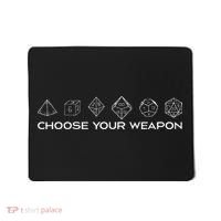 Gamers Dice Rpg Tabletop Gaming Choose Your Weapon Mousepad thumb 0
