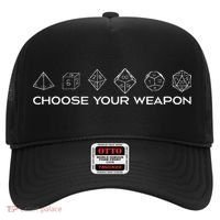 Gamers Dice Rpg Tabletop Gaming Choose Your Weapon Hat thumb 0