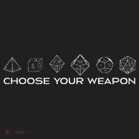 Gamers Dice Rpg Tabletop Gaming Choose Your Weapon Hat thumb 2