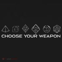 Gamers Dice Rpg Tabletop Gaming Choose Your Weapon Visor thumb 3
