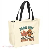 Game Day Retro Football Falls Out Balls Out Tote Bag thumb 2