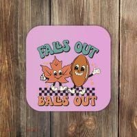 Game Day Retro Football Falls Out Balls Out Coaster thumb 0