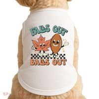 Game Day Retro Football Falls Out Balls Out Doggie Tank thumb 0