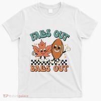Game Day Retro Football Falls Out Balls Out T-Shirt thumb 0
