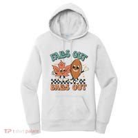 Game Day Retro Football Falls Out Balls Out Women's Hoodie thumb 0