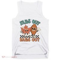 Game Day Retro Football Falls Out Balls Out Tank Top thumb 0