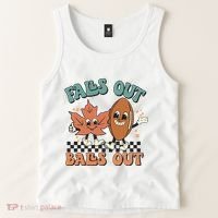 Game Day Retro Football Falls Out Balls Out Tank Top thumb 2