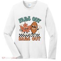 Game Day Retro Football Falls Out Balls Out Women's Long Sleeve Shirt thumb 0