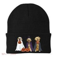 Golden Dog Retriever Ghost Dogs Halloween Beanie thumb 0