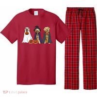 Golden Dog Retriever Ghost Dogs Halloween Pajama Set thumb 0