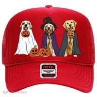 Golden Dog Retriever Ghost Dogs Halloween Hat thumb 0
