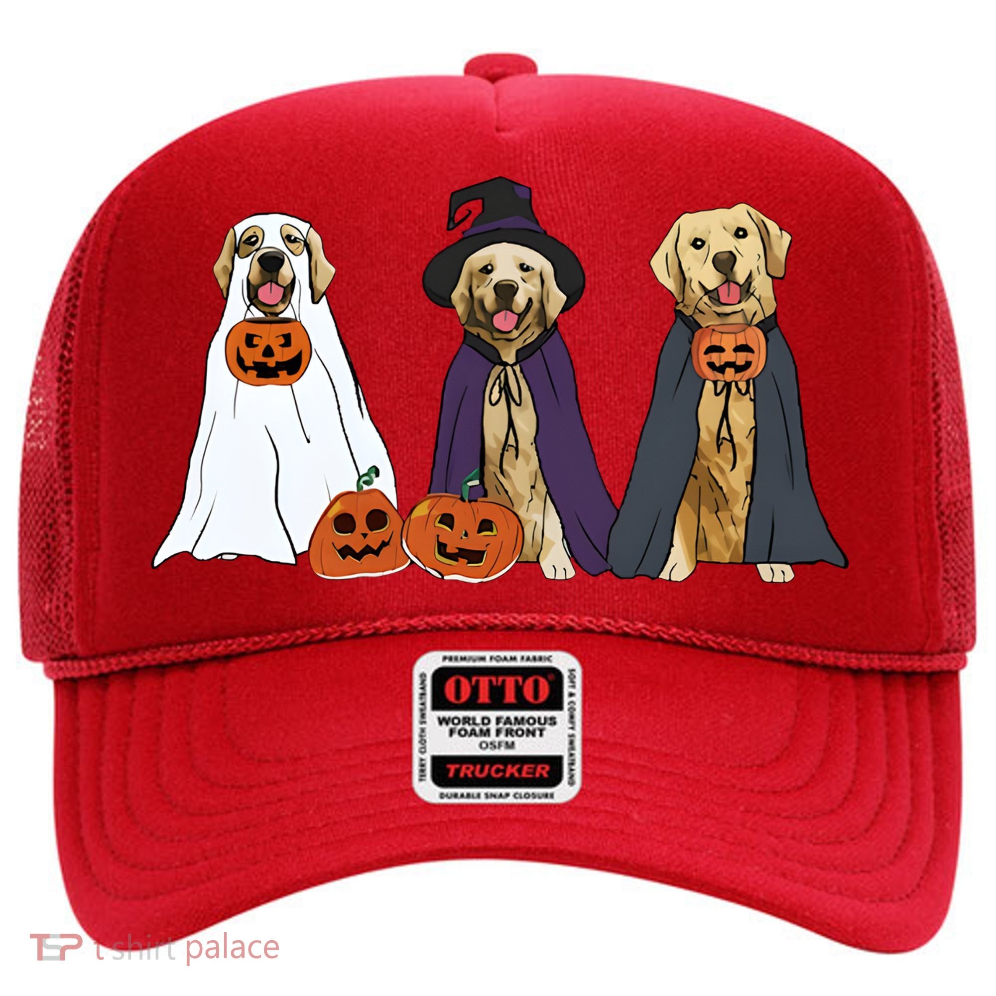 Golden Dog Retriever Ghost Dogs Halloween Hat