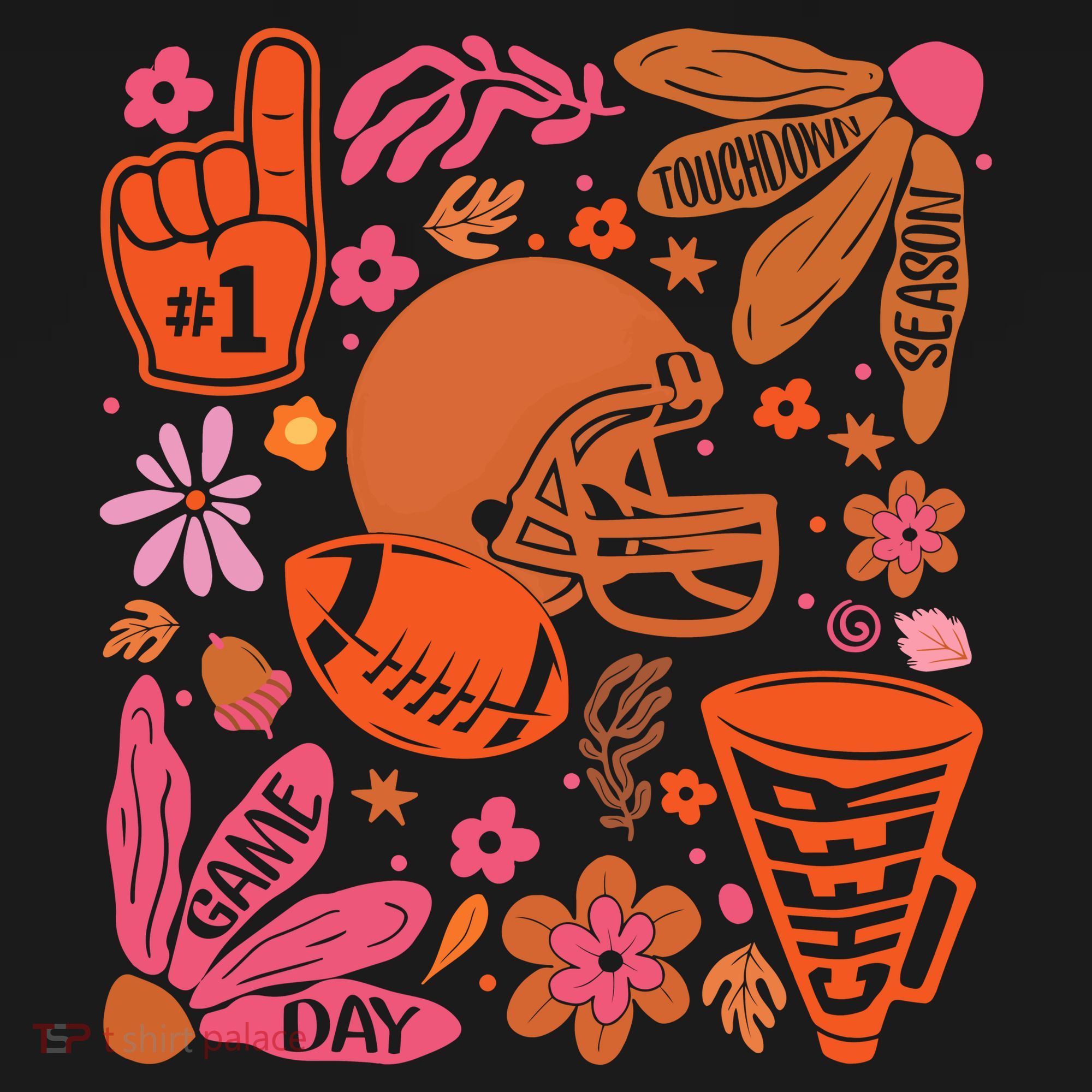 Game Day Retro Football Touchdown Season Tote Bag