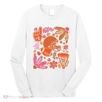 Game Day Retro Football Touchdown Season Long Sleeve Shirt thumb 0
