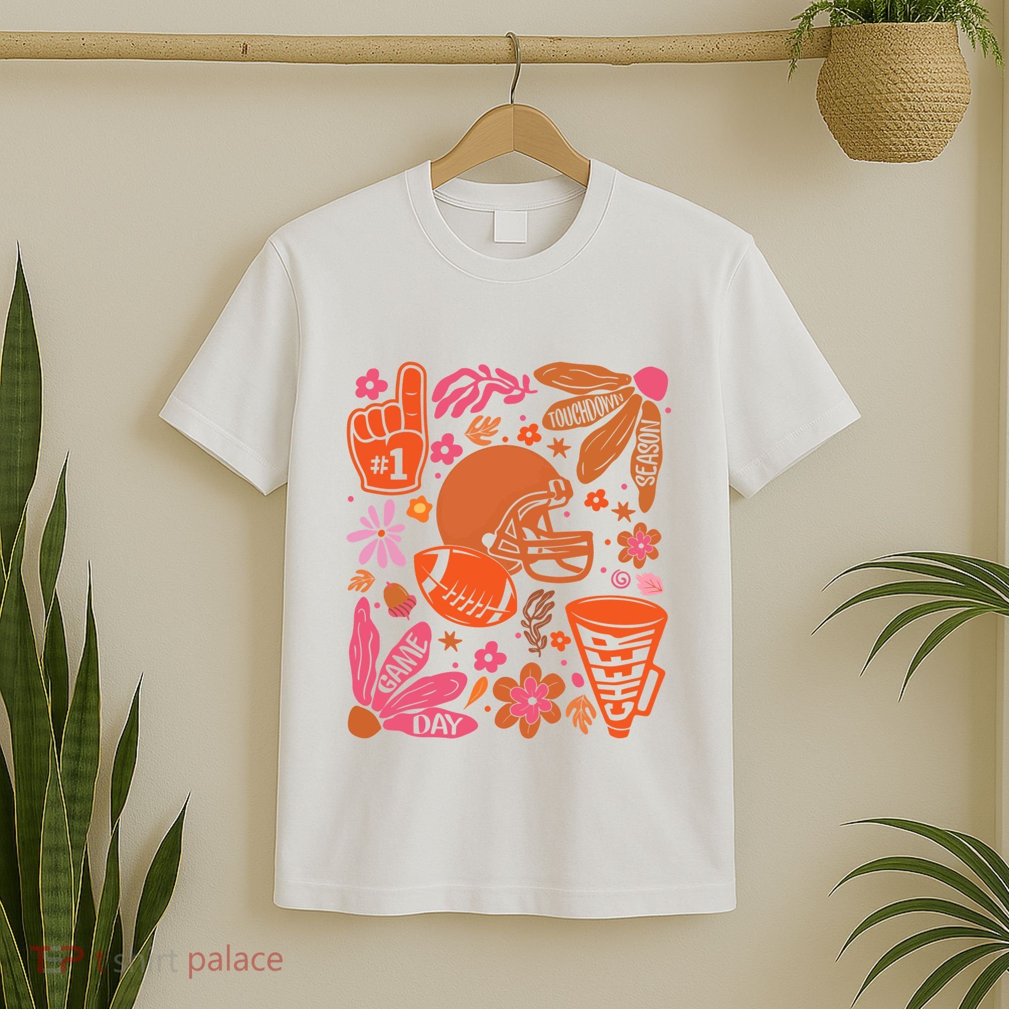 Game Day Retro Football Touchdown Season T-Shirt