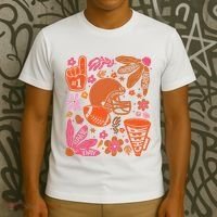 Game Day Retro Football Touchdown Season T-Shirt thumb 3