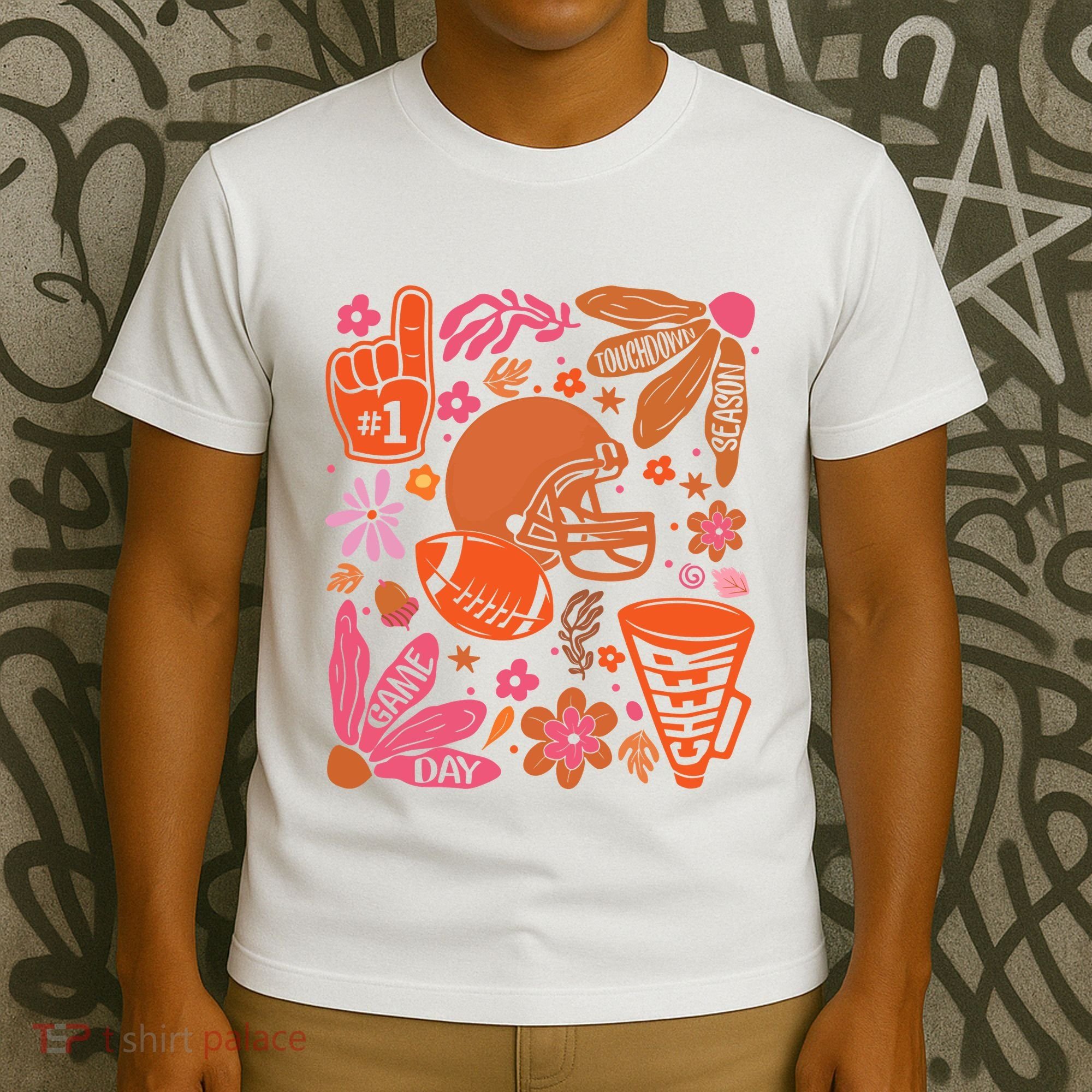 Game Day Retro Football Touchdown Season T-Shirt