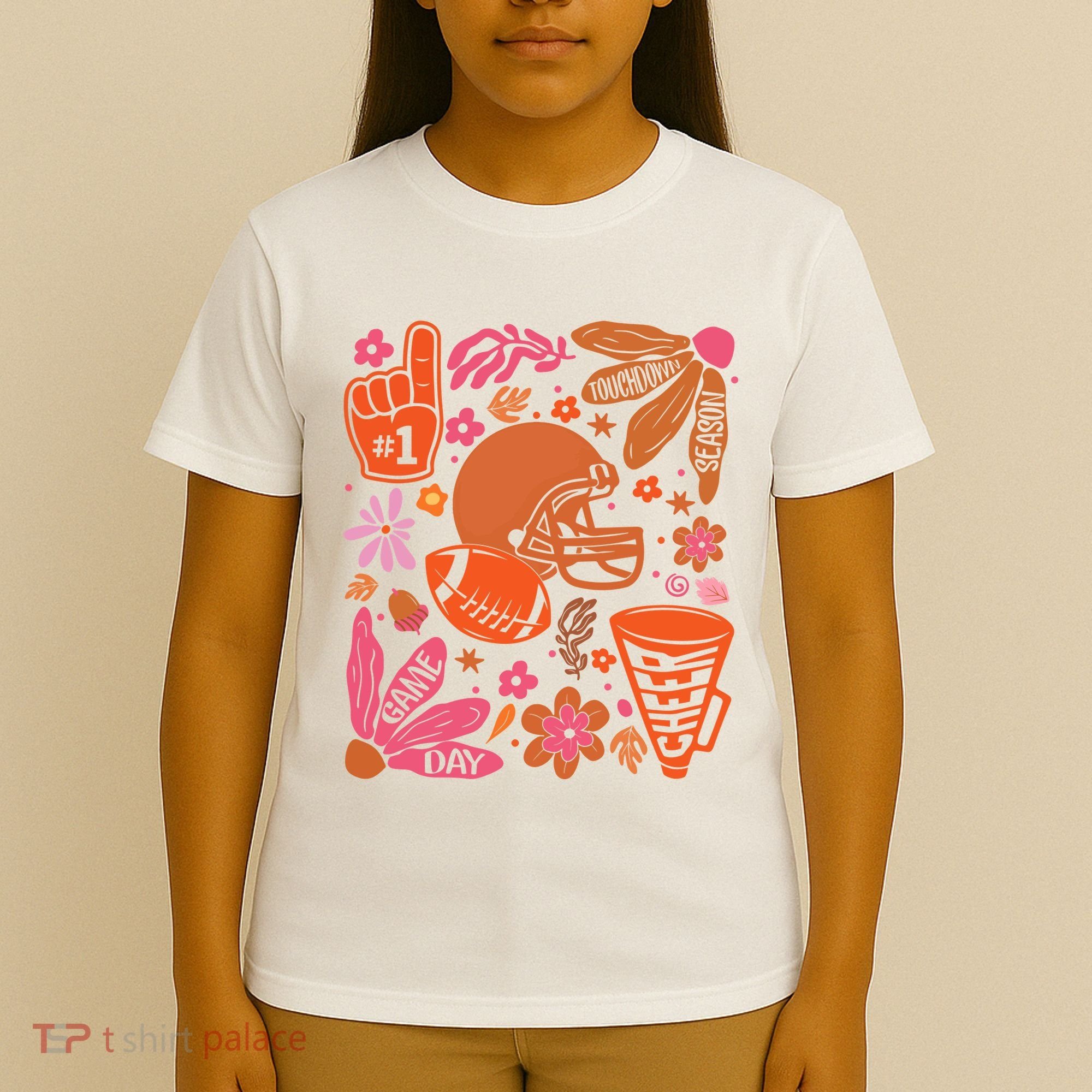 Game Day Retro Football Touchdown Season T-Shirt