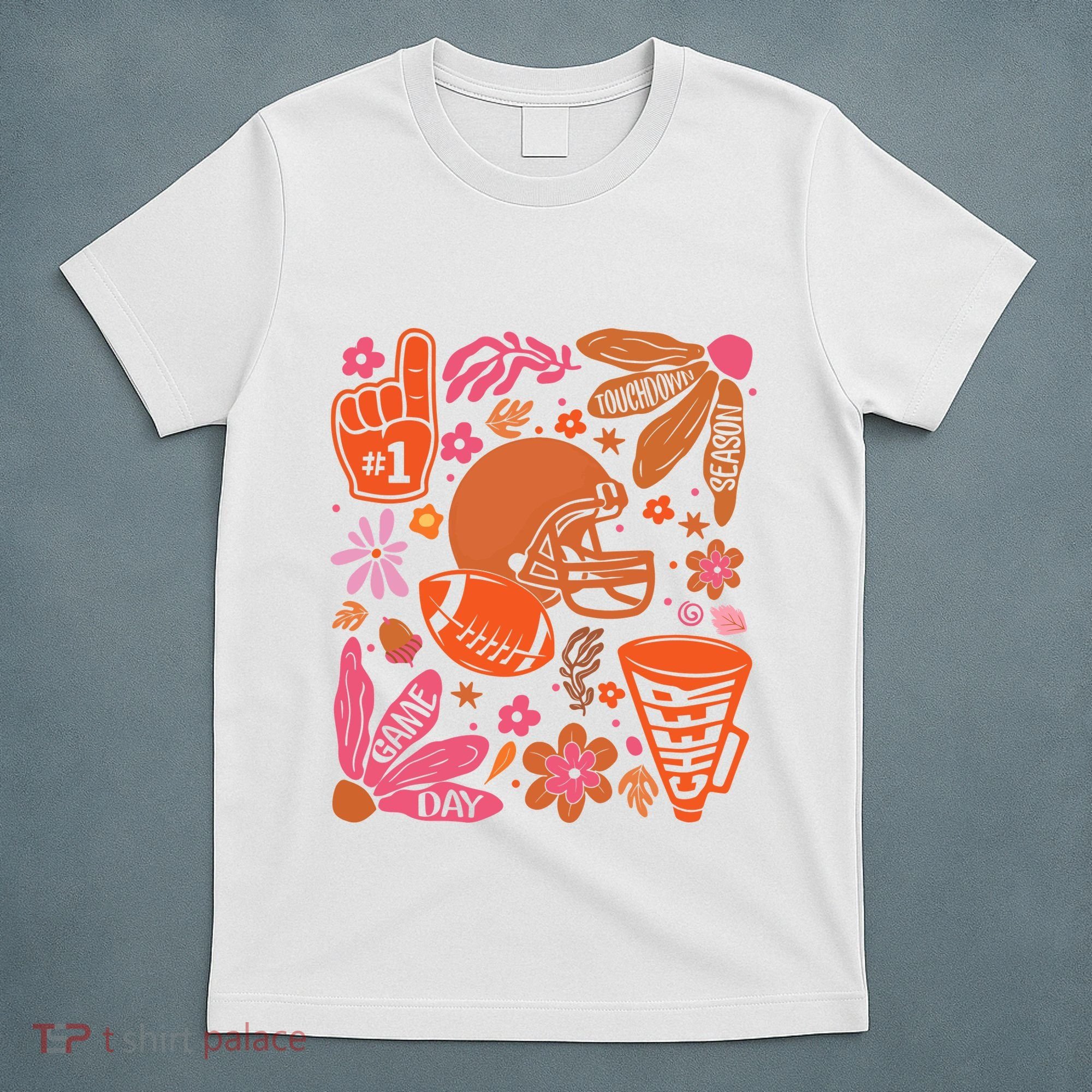 Game Day Retro Football Touchdown Season T-Shirt