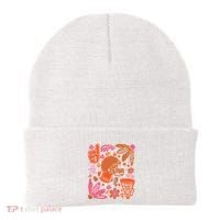 Game Day Retro Football Touchdown Season Beanie thumb 0