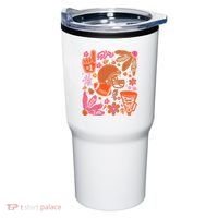 Game Day Retro Football Touchdown Season Tumbler thumb 0