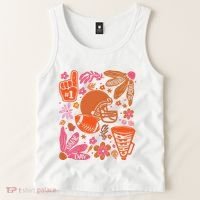 Game Day Retro Football Touchdown Season Tank Top thumb 2