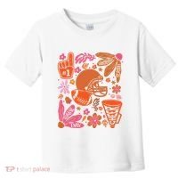 Game Day Retro Football Touchdown Season Toddler T-Shirt thumb 0