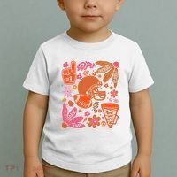 Game Day Retro Football Touchdown Season Toddler T-Shirt thumb 2