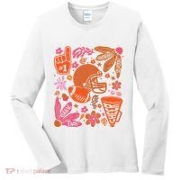 Game Day Retro Football Touchdown Season Women's Long Sleeve Shirt thumb 0