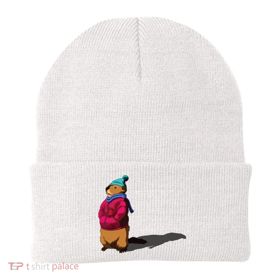 Groundhog Day Shadow Gift Ground Hog Beanie