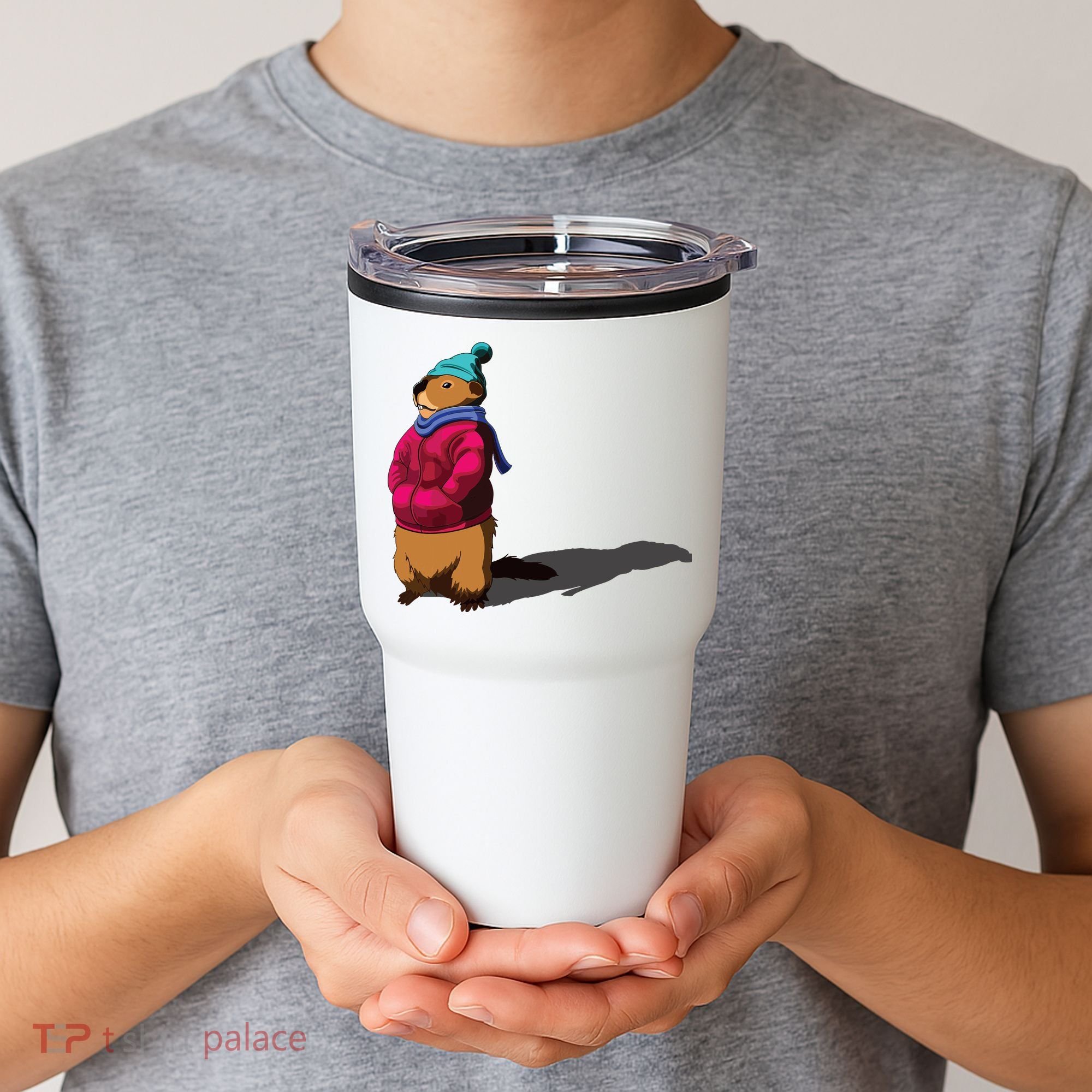 Groundhog Day Shadow Gift Ground Hog Tumbler