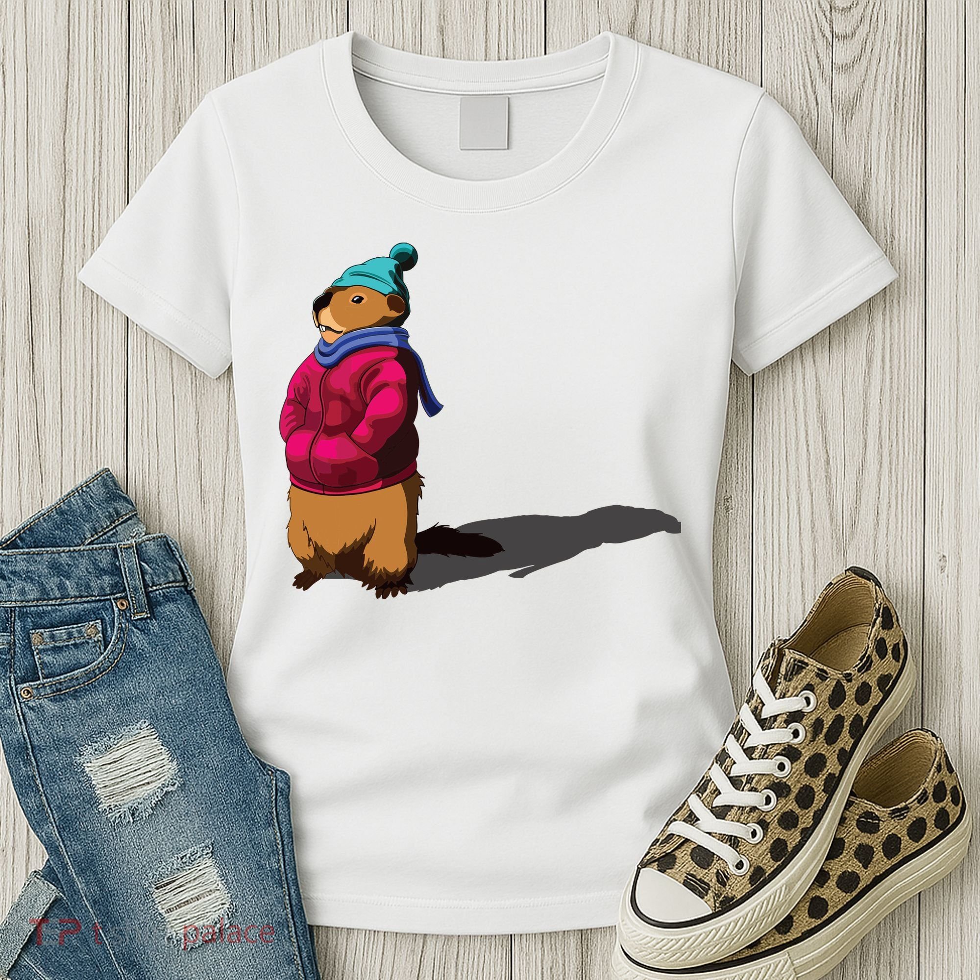 Groundhog Day Shadow Gift Ground Hog Women's T-Shirt