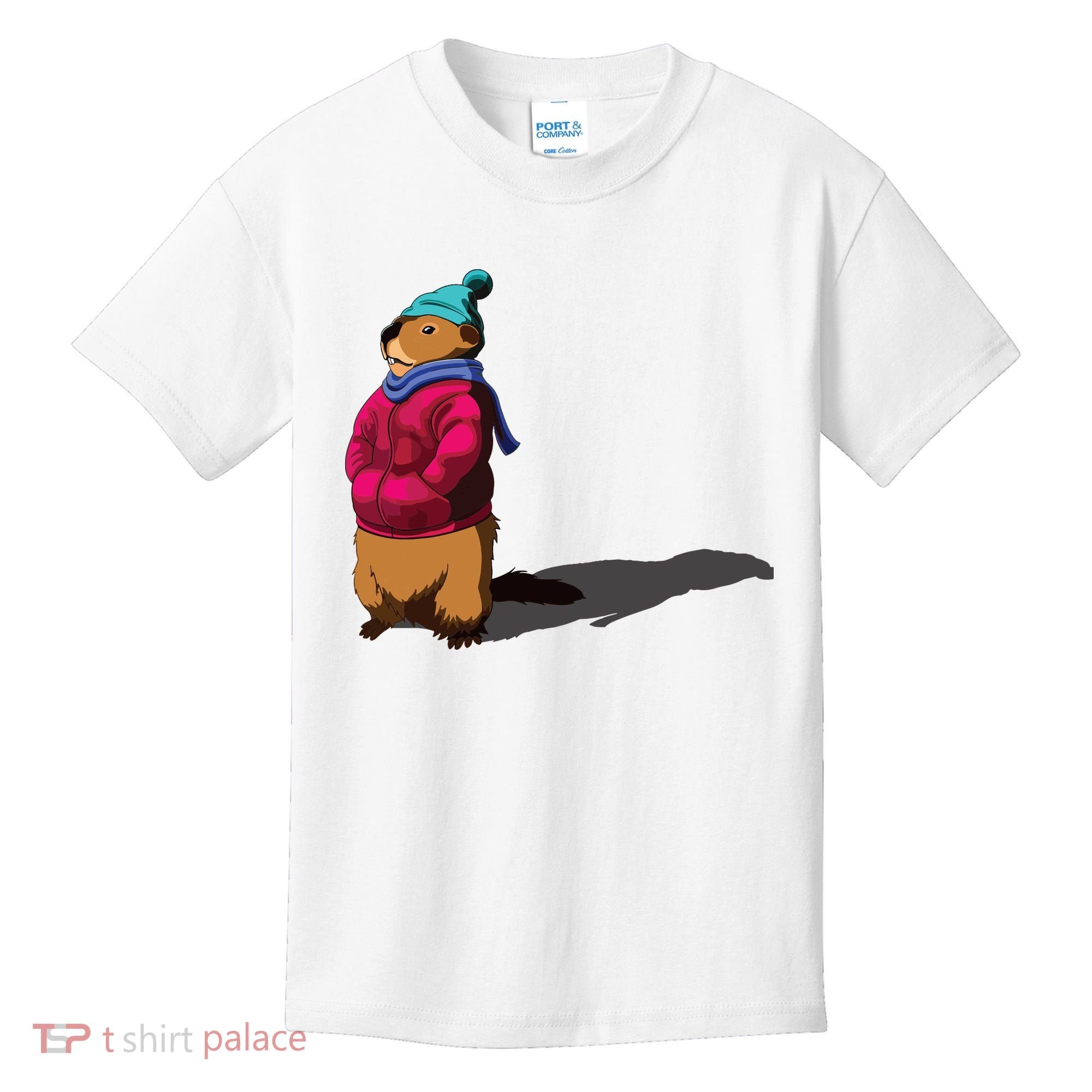 Groundhog Day Shadow Gift Ground Hog Kids T-Shirt