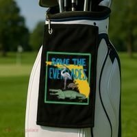 Gators Daily Save The Everglades Golf Towel thumb 2