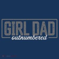 Girl Dad Shirt For Men Father's Day Outnumbered Girl Dad T-Shirt thumb 7