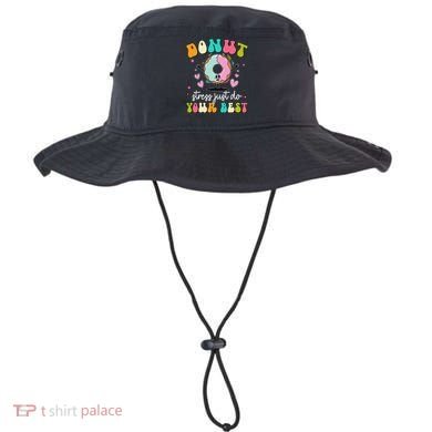 Groovy Donut Stress Do Your Best Teacher Test Day Bucket Hat