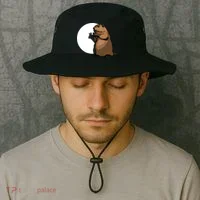 Groundhog Day Shadow Puppet Funny Gift Bucket Hat thumb 2