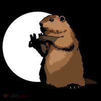 Groundhog Day Shadow Puppet Funny Gift Coffee Mug thumb 5