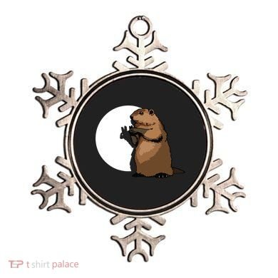 Groundhog Day Shadow Puppet Funny Gift Ornament