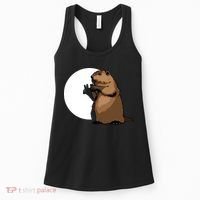 Groundhog Day Shadow Puppet Funny Gift Women's Tank Top thumb 0